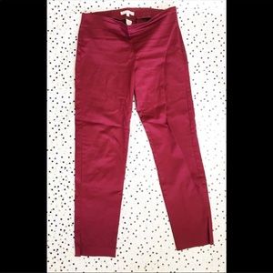 Adrienne Vittadini Collection Wine Ankle Pants